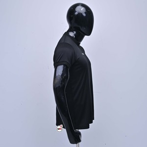 เสื้อยืดคอกลมแขนสั้นสีดำสำหรับผู้ชาย ราคาถูกจากโรงงาน ผ้าฝ้ายถัก แห้งเร็ว ระบายอากาศได้ดี เป็นมิตรกับสิ่งแวดล้อม มีไซส์ใหญ่ - Product Image 4