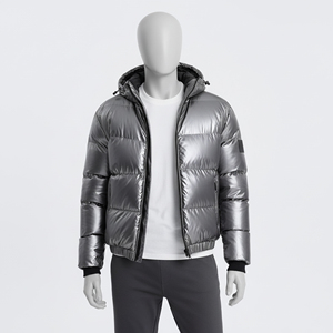 Men Puffer <b>Jacket</b> Modern Quilted Outerwear OEM ODM Manufacturer Men Puffer <b>Jacket</b> Full Zip Insulated <b>Jacket</b> Wholesale Supplier - Product Image 5