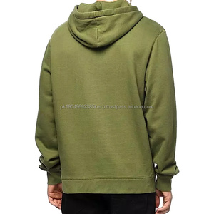 Sweat-shirt à capuche pour homme de qualité supérieure, 100% coton, blanc, épais, streetwear - Vente en gros, vierge - Product Image 3