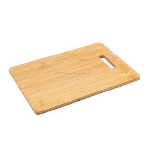 Compre en línea Tabla de cortar natural Bandeja utensilios de cocina Uno de los electrodomésticos más multifuncionales Disco de corte de bloque plano de madera y logotipo - Product Image 6