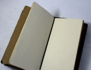 Carnet de notes personnalisé en cuir Crazy Horse écologique marron et noir, rechargeable, fait main, design voyage, pour bureau et réunions - Product Image 3