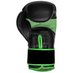 Gants de boxe professionnels en cuir avec logo personnalisé, haute qualité, pour entraînement extérieur adulte, antidérapants, extensibles, respirants, ajustables avec fermeture à crochet - Product Image 2