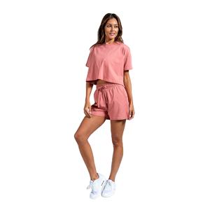 Short en coton personnalisé taille haute pour femmes Coupe ample Stretchy & Soft Vêtements de détente décontractés Respirant Yoga Workout Shorts - Product Image 5