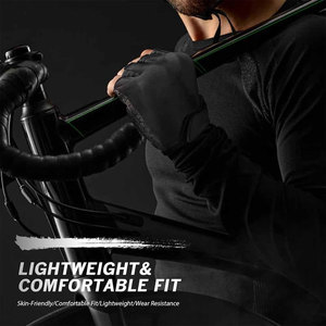 Road and Mountain <b>Biking</b> Breathable Cycling Gloves Half <b>Finger</b> with Anti Slip Grip Professional Bicycle Rider OEM Cycling Gloves - Product Image 2