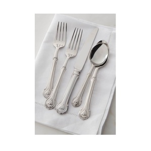 Ensemble de couverts de luxe en acier inoxydable, design moderne, finition miroir, compatible lave-vaisselle, léger, pour mariage, hôtel, restauration, dîner - Product Image 1