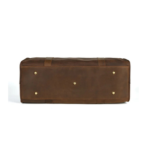 Men Breathable Stand Collar Cowhide <b>Leather</b> <b>Duffle</b> <b>bags</b> New Arrival Men's Casual Zipper Style Cowhide <b>Leather</b> <b>Duffle</b> <b>bags</b> - Product Image 1