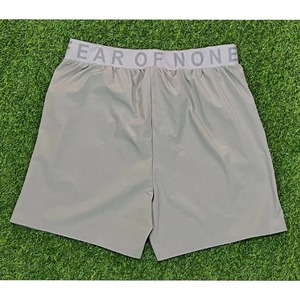 Shorts décontractés gris pour homme Fear of None, 100 % coton, anti-plis, à cordon de serrage, séchage rapide, taille mi-haute, avec logo imprimé sur le devant - Product Image 2
