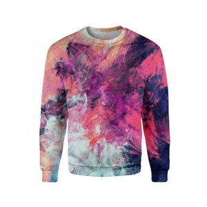 เสื้อพิมพ์ลายทั้งตัวแบบซับลิเมชั่นสำหรับผู้ชาย ออกแบบเองได้ น้ำหนักเบา ระบายอากาศดี คอกลม มีเชือกผูก ลำลอง แฟชั่นสตรีท - Product Image 3