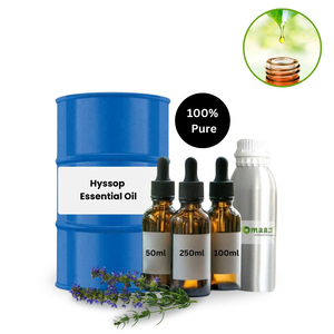 Aromaaz International Pure Hyssop Essential Oil Steam Distilled Herbal Sweet Minty Aroma Hair Care Perfumery Aromatherapy Skin - Product Image 1