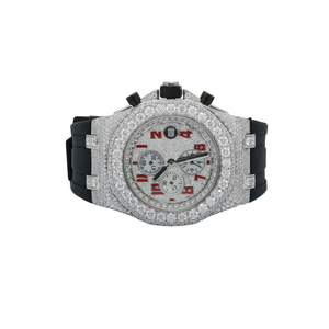 Luxury Limited Edition Men's <b>Automatic</b> Chronograph <b>Watch</b> Sapphire Crystal Dial 41MM Stainless Steel Case Moissanite Mechanical - Product Image 1