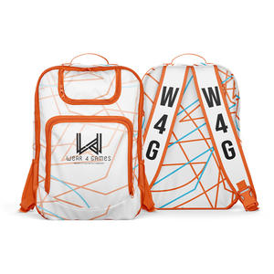 Sac de sport en toile microfibre léger et multifonctionnel personnalisé avec fermeture éclair pour une utilisation polyvalente, sac à dos de sport en nylon de grande capacité - Product Image 3