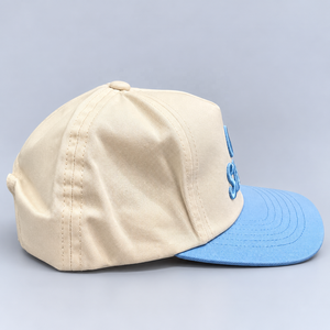 Casquette de baseball personnalisée 5 panneaux avec logo brodé, visière contrastante, casquette snapback, vente en gros, fabricant vietnamien, usine de couvre-chefs OEM ODM - Product Image 3