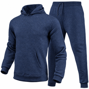 Conjunto Deportivo de Felpa para Hombre, Sudadera con Capucha y Pantalones Jogger, Ropa Deportiva Informal de Dos Piezas - Product Image 3