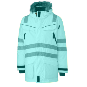 <b>Men's</b> High Visibility Reflective Safety <b>Work</b> Shirt Windproof Long Sleeve Polyester Industrial Outdoor Uniform - Product Image 3