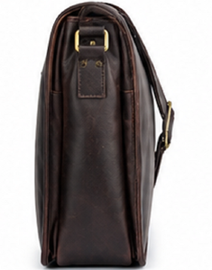 Gravs Premium Full Grain Distressed <b>Leather</b> Vintage Messenger Bag LM-02 Men's Laptop Shoulder Crossbody <b>Briefcase</b> Satchel Large - Product Image 2