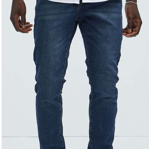 Jeans de Mezclilla Rectos de Alta Calidad con Bolsillos Lavados al Estilo Vintage, Pantalones de Mezclilla Holgados para Hombre - Product Image 2