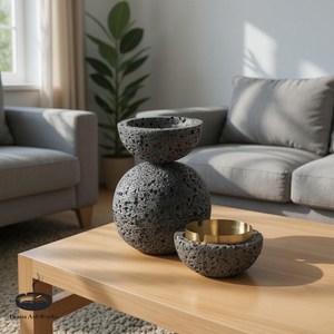 ที่เขี่ยบุหรี่โลหะดีไซน์เนอร์พร้อมพื้นผิวทนความร้อน - Product Image 3