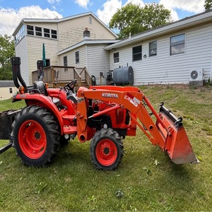 Tractor compacto Kubota L2501 de 25HP con motor diésel, tractor agrícola con cargador frontal en venta - Product Image 6
