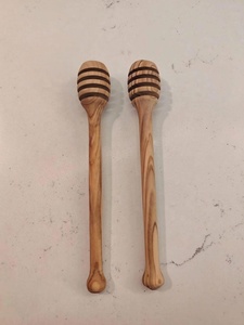 Bâtonnet à miel décoratif en bois pour coffret cadeau de cuisine - Product Image 2