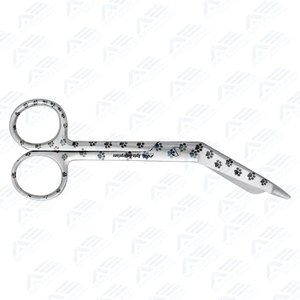 Ciseaux médicaux courbes manuels Lister pour pansements, usage professionnel en milieu hospitalier, chirurgie, soins infirmiers, en acier inoxydable - Product Image 2