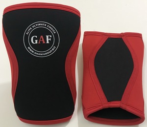 GAF Manchon de Soutien du Genou Personnalisable en Caoutchouc Naturel et PVC, Haute Résistance, Antidérapant, Unisexe, pour Musculation et Fitness - Product Image 6