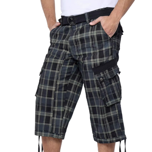 Shorts cargo Wyoming personnalisés de haute qualité, nouveaux, avec ceinture, 100% coton, shorts d'été pour hommes - Product Image 3