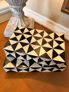 FAIZA CRAFT FC-4190 Modern Resin Inlay Multi-Purpose Decorative Storage Box | High Quality Home Decor - Product Image 4