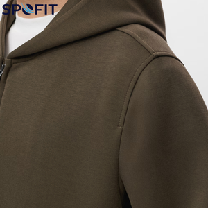 Sweat à capuche oversize vierge de haute qualité pour hommes, avec fermeture éclair, personnalisable avec logo, respirant, collection 2026 - Product Image 5