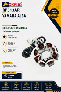 Conjunto de Placa de Bobina de Estator Yamaha Albao, Calidad de Exportación para Repuestos de Motocicletas en India, Oroado - Product Image 4