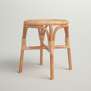 Tabouret en rotin naturel, offre à prix réduit, tabourets en canne durables, poufs ottomanes brun foncé - Product Image 5
