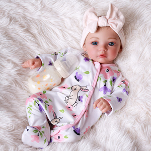 Poupées Reborn Babeside 17'' <span class=keywords><strong>Megan</strong></span>, <span class=keywords><strong>poupée</strong></span> fille réaliste et mignonne, corps en tissu doux, vente en gros d'usine, poupées Reborn prêtes à expédier - Product Image 1