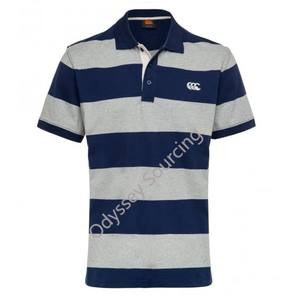 Camiseta de Hombre a Rayas, Informal, para Vestir, de Alta Calidad, 100% Algodón Orgánico, Tejida, Ecológica, de Secado Rápido, Transpirable, Personalizada - Product Image 2
