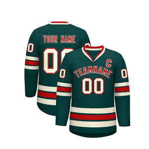 High Quality 100% Polyester Ice Hockey Jersey Custom <b>Personalise</b> Name Numbers Logo Quick Dry All Seasons Practice Jerseys for - Product Image 4