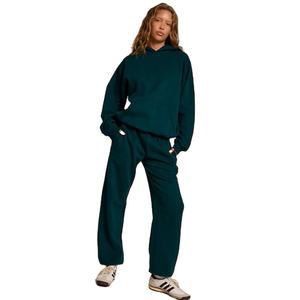 Sweat à capuche femme à manches longues à la mode sweat-shirt surdimensionné doux polaire pull haut Logo personnalisé vente en gros fabricant de vêtements - Product Image 5