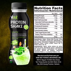 ผักโขมโปรตีนนมปั่น350มล. เวียดนามขายส่งราคาดีที่สุด15กรัมโปรตีน0กรัมตัวอย่างฟรีน้ำตาลฉลากส่วนตัว - Product Image 2