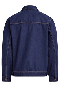 Veste en jean ample grande taille pour hommes, veste en jean décontractée de printemps et d'automne, vêtements d'extérieur ajustés de style camionneur classique - Product Image 2