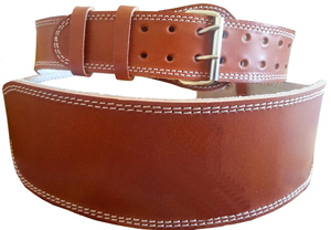 Cinturón de Levantamiento de Pesas Profesional Unisex Ajustable, 100% Cuero Vacuno, Transpirable, Duradero, Antideslizante, Protección Avanzada Doble - Product Image 2