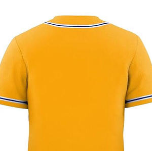 Nouveauté : T-shirt de baseball vierge sublimé 100 % polyester avec logo brodé 3D, maillots de baseball à impression numérique - Product Image 4