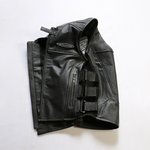 New Casual Winter Outdoor Sports Motorcycle Waistcoat Genuine <b>Leather</b> <b>Sleeveless</b> <b>Jacket</b> Waterproof Quick Dry Men's - Product Image 4