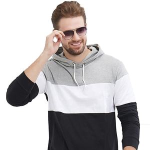 เสื้อฮู้ดผ้าฝ้ายผสมสำหรับผู้ชาย, เสื้อฮู้ดดี้ลำลองใส่สบายเหมาะสำหรับฤดูหนาววิ่งกลางแจ้งดีไซน์ลายพื้นมีฮู้ดตามสั่ง - Product Image 2