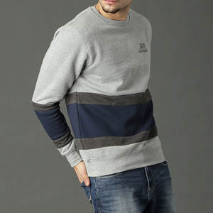 Sweat-shirts pour hommes grande taille, couleur unie, printemps, en molleton, écologiques, respirants - Product Image 4