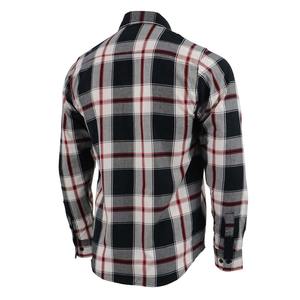 Top Quality Urban Heritage Plaid Flannel <b>Shirt</b> Classic Black <b>White</b> Red Check Button Down <b>Long</b> <b>Sleeve</b> Casual Cotton Workwear - Product Image 2