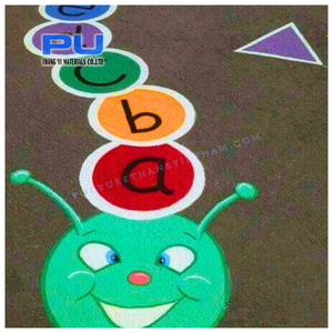 Material de poliuretano aglutinante de PU de alta calidad mezclado con gránulos de EPDM para la construcción de parques infantiles - Product Image 2