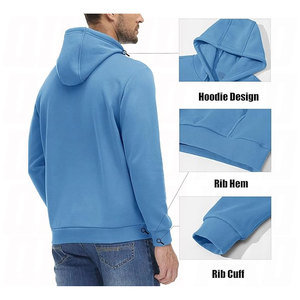 เสื้อฮู้ดซิปผู้ชายสีครีม ผ้าหนานุ่ม ทรงโอเวอร์ไซส์ แขนทรงปีกค้างคาว พิมพ์ลายซิลิโคน สวมใส่สบาย - Product Image 3