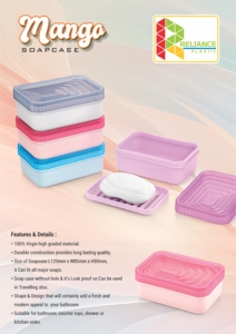 Simple Plastic <b>Soap</b> Dish With Lid Waterproof <b>Soap</b> <b>Holder</b> For Bathroom Use Blue And Pink Colors - Product Image 4