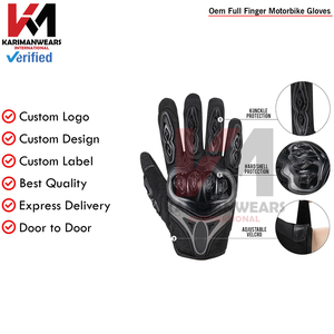 Guantes de Motociclismo de Marca Privada, Personalización de Marca, Agarre Duradero, Protección, Fabricación por Contrato para Compradores de Exportación - Product Image 3