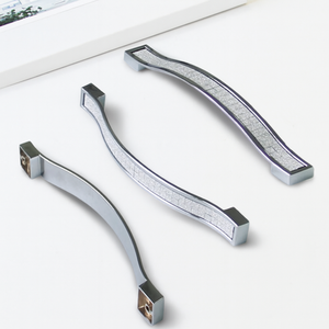 Tirador de Lujo de Aleación de Zinc con Incrustaciones de Diamantes para Muebles Contemporáneos, Duradero, para Cajones de Cocina y Baño - ¡Venta Caliente! - Product Image 1