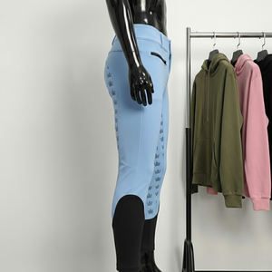 กางเกงขี่ม้าผู้หญิงแบบใหม่ ราคาโรงงาน พร้อมแผ่นรองเข่า กางเกงขี่ม้าแบบยั่งยืน มีซิปและกระเป๋า - Product Image 2