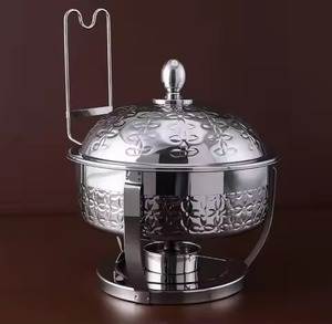 Casserole moderne en acier inoxydable avec couvercle isotherme, revêtement céramique antiadhésif, extérieur poli pour cuisinières à induction - Product Image 6