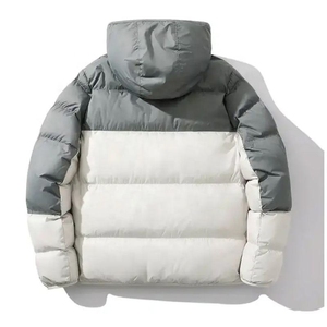 Premium Puffer Jacket Men Oversized Quilted Winter <b>Coat</b> Insulated Warm Puffer jacket Casual Streetwear Custom Manufacturer - Product Image 4